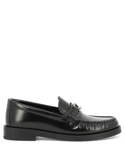 Shop Jimmy Choo Addie Loafers & Slippers In Black