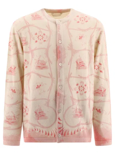 Shop Bode Printed Mill Knitwear In Pink