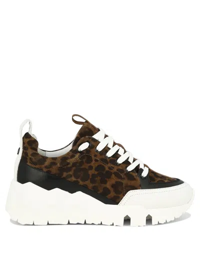 Pierre Hardy Women's "street Life" Sneakers In Brown