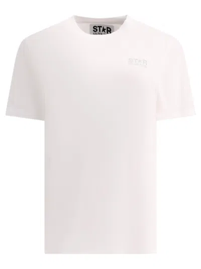Shop Golden Goose Star T-shirts In White