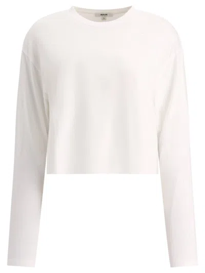 Shop Agolde Mason T-shirts In White