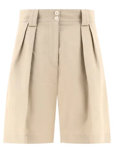 Shop Ines De La Fressange Odette Short In Beige