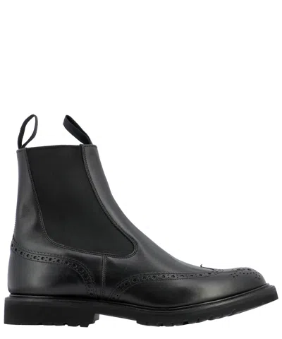 Shop Tricker's Henry Ankle Boots In Black