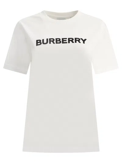 Shop Burberry Margot T-shirts White
