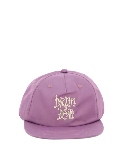 Shop Brain Dead Scripture Hats In Purple