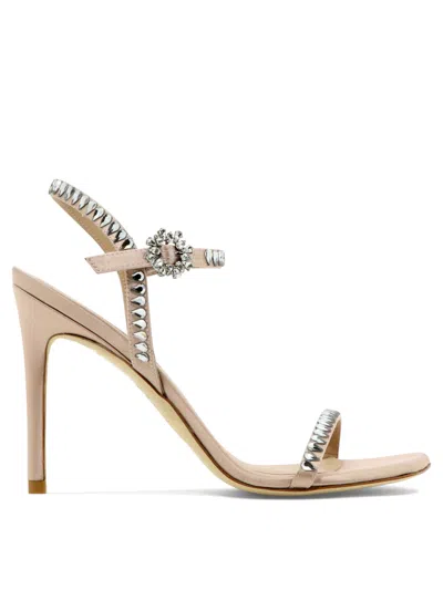Stuart Weitzman Gemcut 100 Sandals In Pink