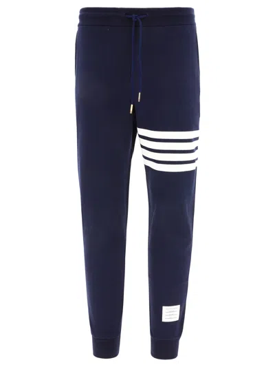 Shop Thom Browne 4-bar Trousers In Blue