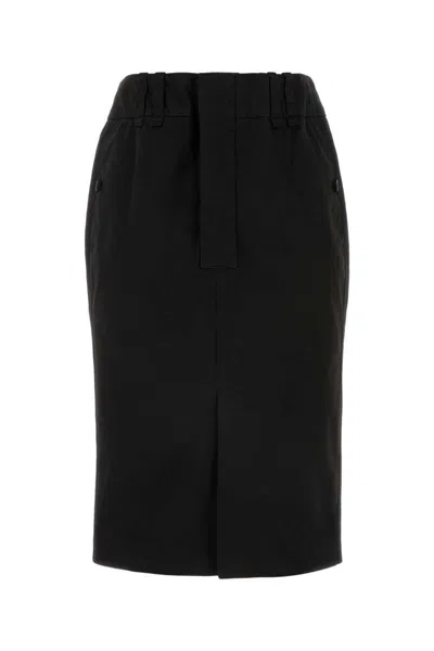 Shop Saint Laurent Skirts In Black