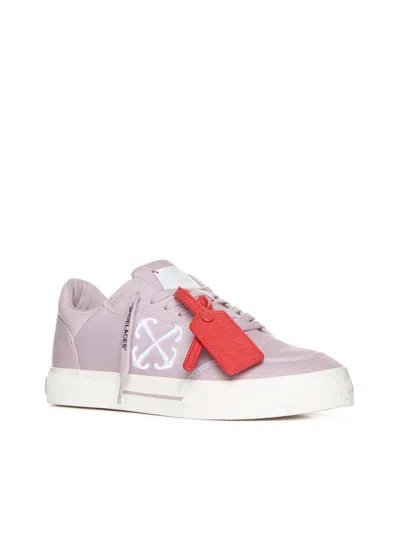 Shop Off-white Off White Sneakers In Lilac White