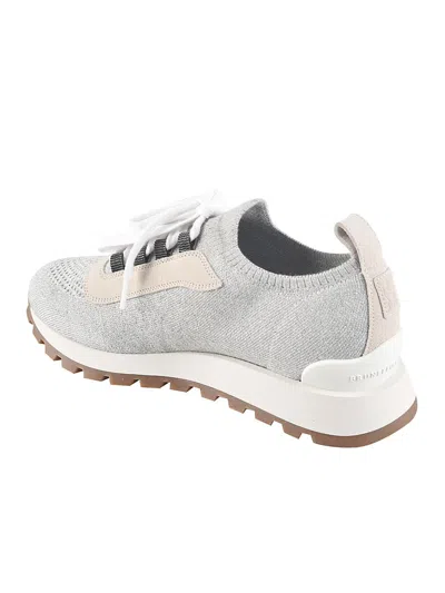 Shop Brunello Cucinelli Sneakers Light Grey