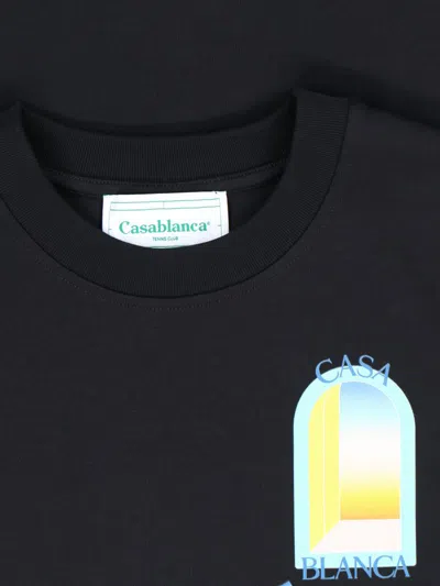 Shop Casablanca T-shirts And Polos In Black