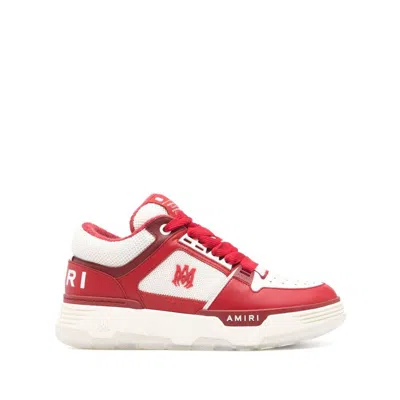 Amiri Ma-1 Platform Sneaker In Red/white