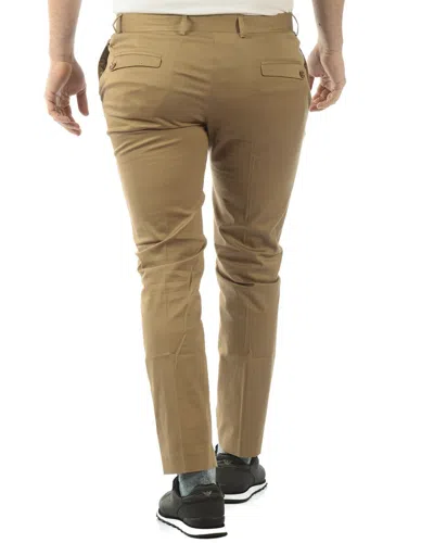 Shop Daniele Alessandrini Jeans Trouser In Beige