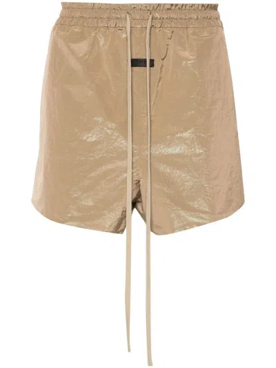 Shop Fear Of God Shorts In Dune