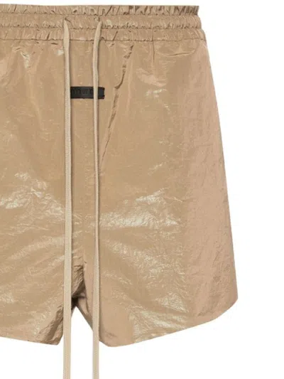 Shop Fear Of God Shorts In Dune