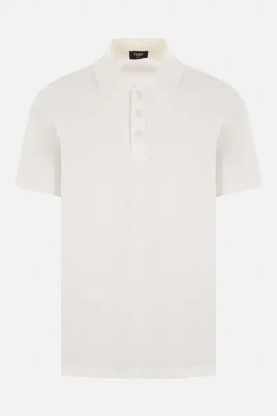 Shop Fendi T-shirts And Polos In Beige