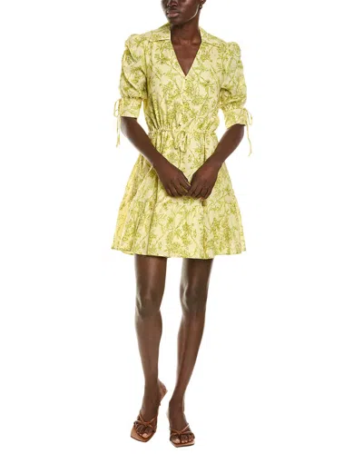 HUTCH GRANT LINEN-BLEND SHIRTDRESS 