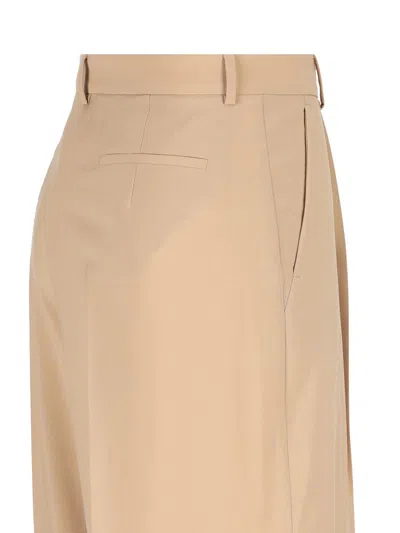 Shop Sportmax Max Mara  Pants In Beige