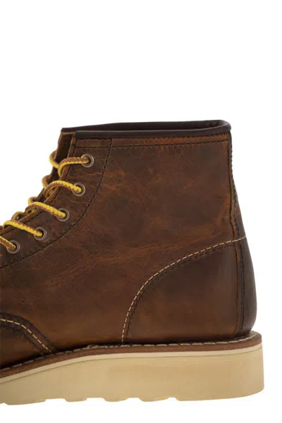 Red Wing Shoes 03375 Classic Moc Toe Mountain Boots In Brown