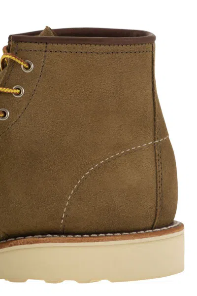 Red Wing Shoes Lace-up Suede Ankle Boots In Olive