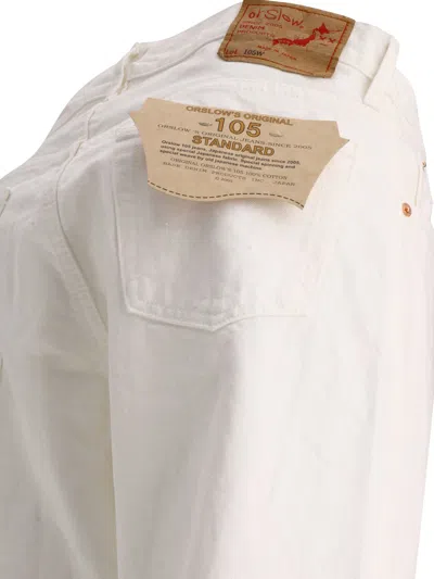 Shop Orslow 105 80 Jeans White