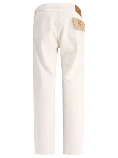 Shop Orslow 107 Jeans White