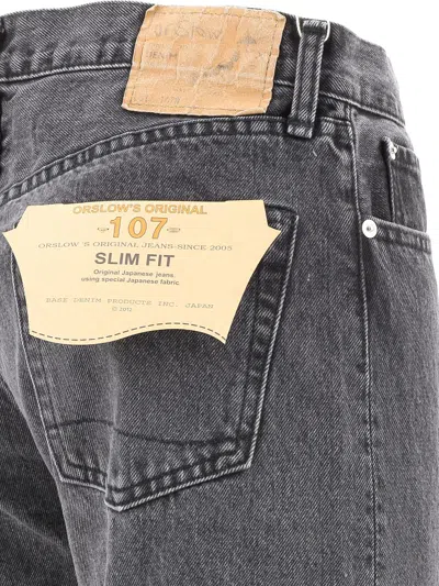 Shop Orslow 107 Jeans Grey