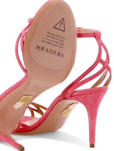 Shop Aquazzura All I Want Sandals Fuchsia