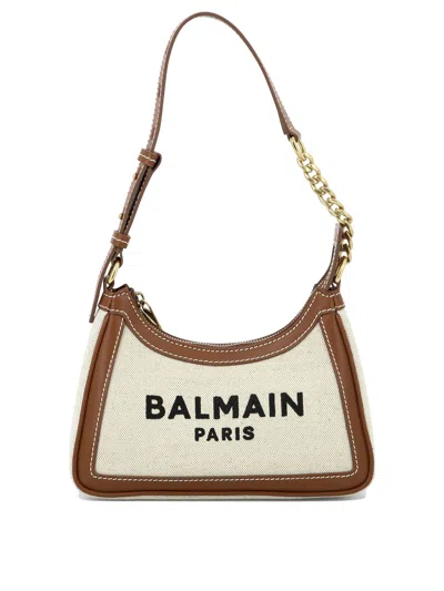 Shop Balmain B-army Shoulder Bags Beige