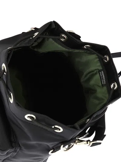 Shop Porter Yoshida Balloon Small Shoulder Bags Black