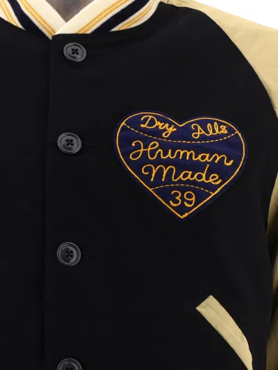 Shop Human Made Baseball Jackets Black