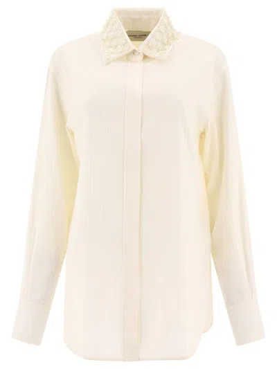 Shop Golden Goose Batilda Shirts White