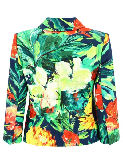 Shop Dolce & Gabbana Bloom-print Brocade Jacket Jackets Black