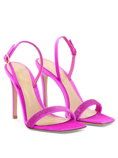 Shop Gianvito Rossi Britney Sandals Purple