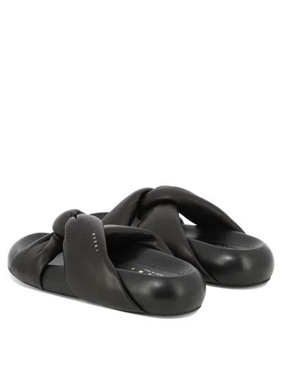 Shop Marni Bubble Sandals Black