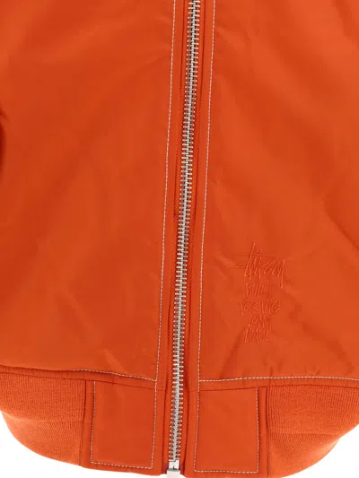 Shop Stussy Built Jackets Orange