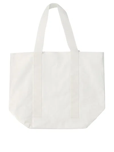 Shop Carhartt Canvas Tote Shoulder Bags White