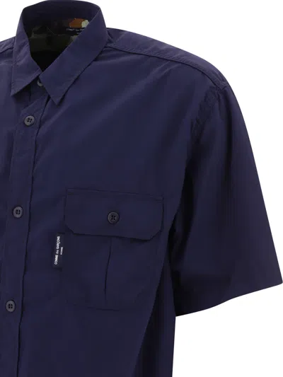 Shop Comme Des Garçons Homme Deux Cargo-style Shirt Shirts Blue