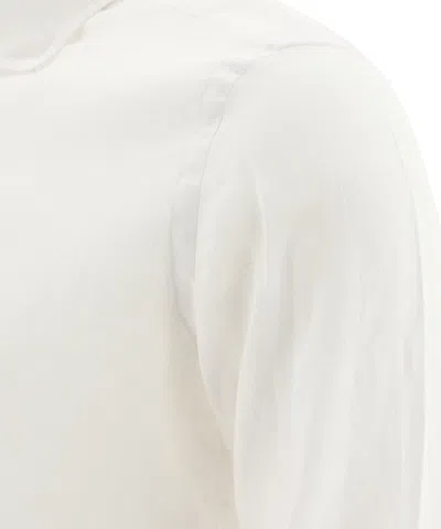 Shop Borriello Classic Linen Shirt Shirts White