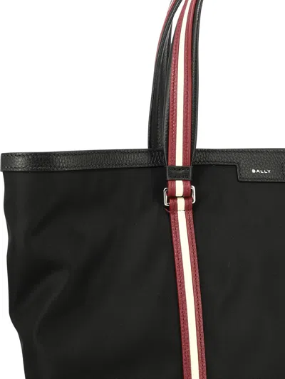 Shop Bally Code Shoulder Bags Black