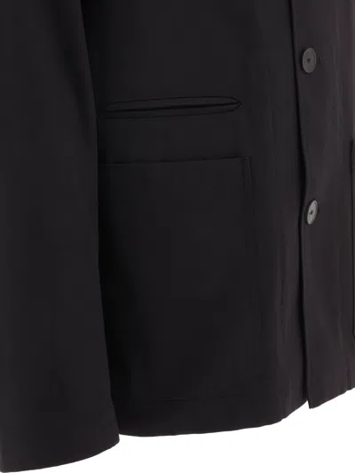 Shop Lanvin Cocoon Overshirt Jackets Black
