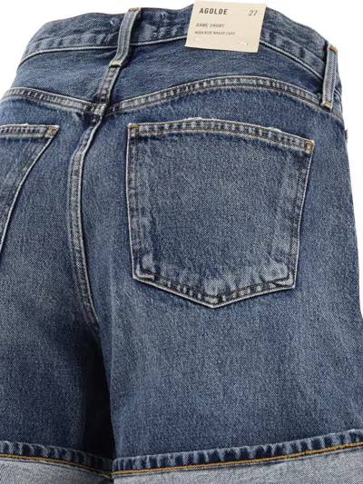 Agolde Dame Short: High Rise Baggy Cuff Control