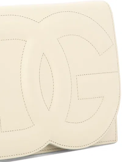 Shop Dolce & Gabbana Dg Logo Crossbody Bags White