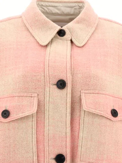 Shop Marant Etoile Fontizi Coats Pink