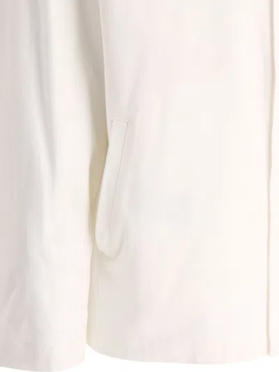 Shop Valentino Giacca  Con V Detail Gommata Jackets White