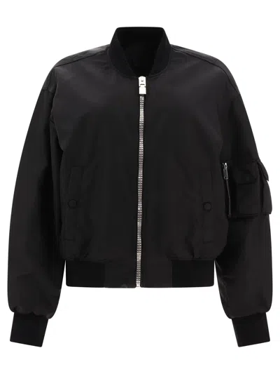 Shop Givenchy Bomber Jacket With Pocket Detail Jackets Black