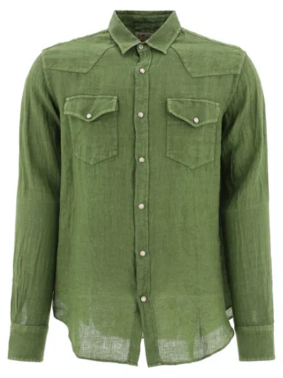 Shop Mc2 Saint Barth Greg Shirts Green