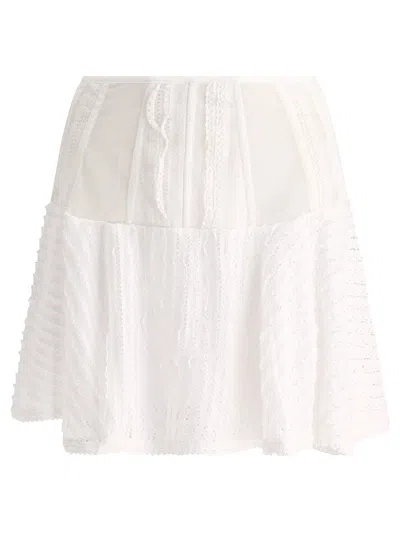 Shop Charo Ruiz Hamaty Skirts White
