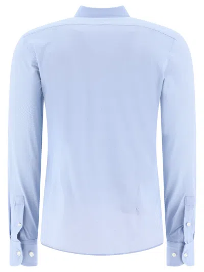 Shop Hugo Boss Hank Shirts Light Blue