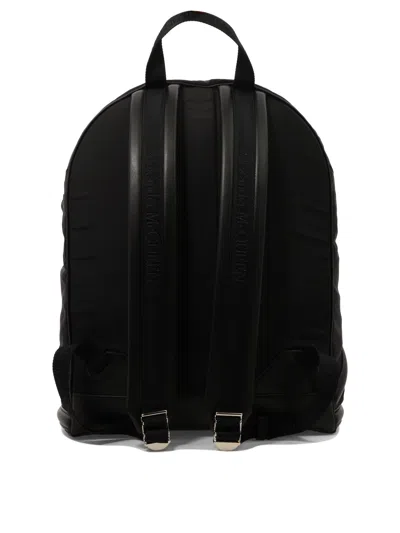 Shop Alexander Mcqueen Harness Backpacks Black